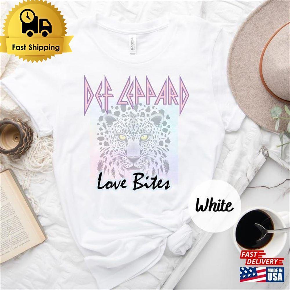 Def Leppard Love Bites Shirt T-Shirt Band Shirt Classic Unisex